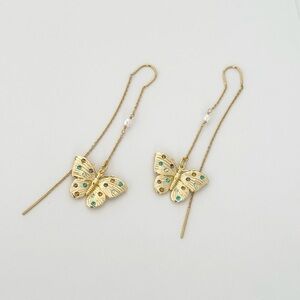 Butterfly Threader Earrings